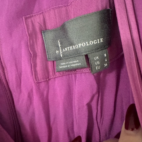 By Anthropologie Deep V-Neck Vibrant
Mini Dress - Picture 5 of 7